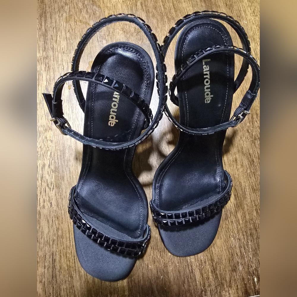 Larroude Black Women's Sandals
